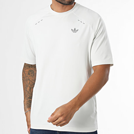 Adidas Originals - Tee Shirt Manches Courtes Tech Trefoil Essentials KT2347 Beige