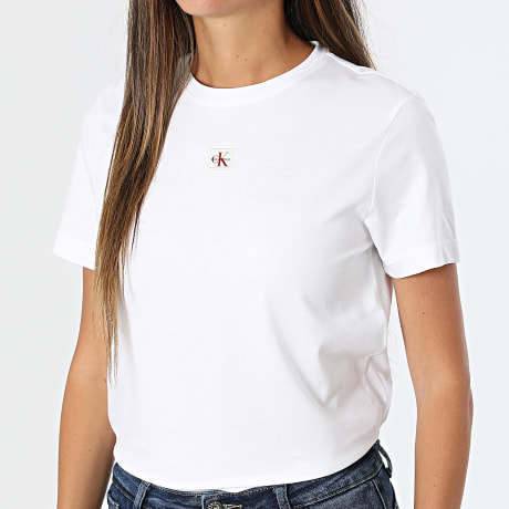 Calvin Klein - Tee Shirt Femme 7F227 Blanc