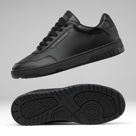 Tommy Hilfiger - Baskets Core Leather 5927 Black
