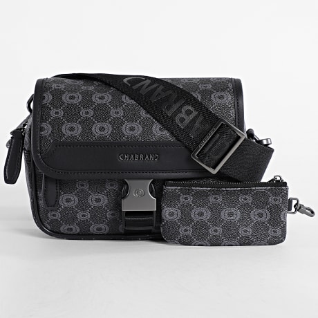 Chabrand - Pack Bolso Y Cartera Icono 85056 Negro Gris Antracita