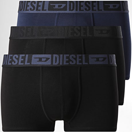 Diesel - Pack de 3 Boxers A22083-0EGCI Negro Azul Marino