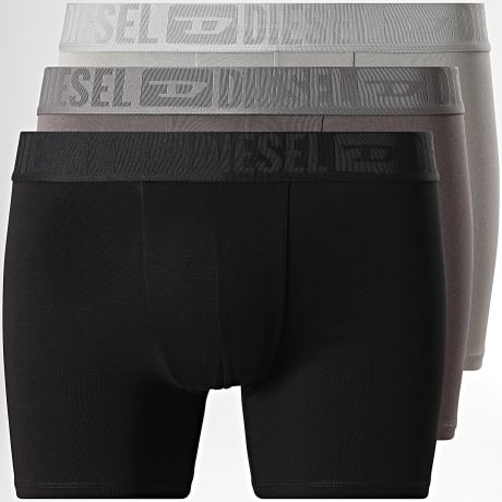 Diesel - Pack de 3 Boxers A23217-0EGCI Negro Gris Claro Gris