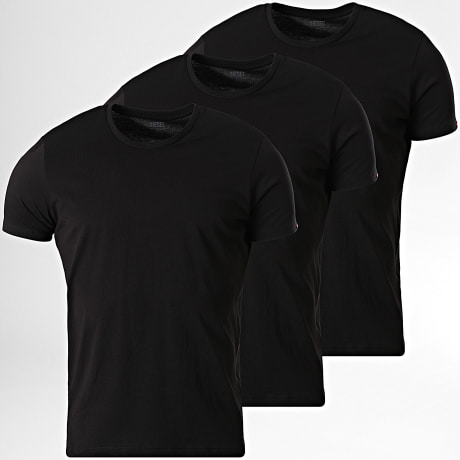 Diesel - Pack de 3 Camisetas A24250-0ALCR Negro