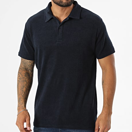 Paname Brothers - Camisas Mangas Cortas Tela Toalla Paco Azul Marino