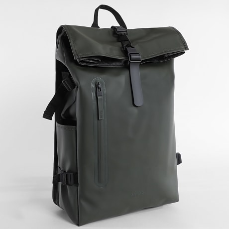 Rains - Sac A Dos Rolltop Large Vert Kaki