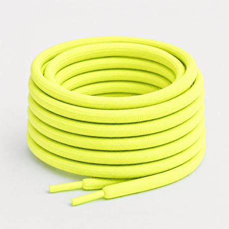 Classic Series - Thick Round Laces Fluorescent Yellow