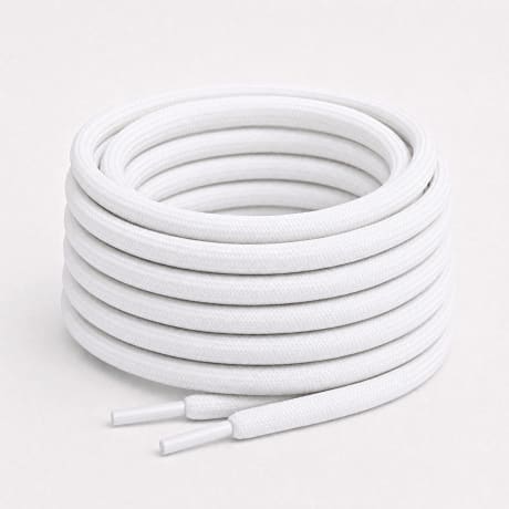 Classic Series - Thick Round Laces White