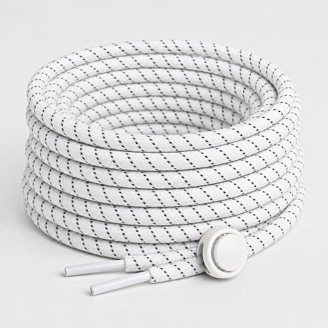 Classic Series - Laces Round Trek Pro Stopper White