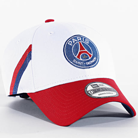 New Era - Casquette Patch 9Forty PSG 60975438 Blanc Bleu Rouge