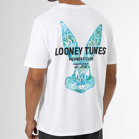 Looney Tunes - Camiseta New Graff Bugs Bunny Blanco Verde