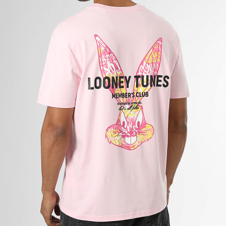 Looney Tunes - T-Shirt New Graff Bugs Bunny Rosa