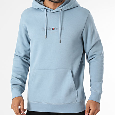 Teddy Smith - Hoodie Jim 10816997D Lichtblauw