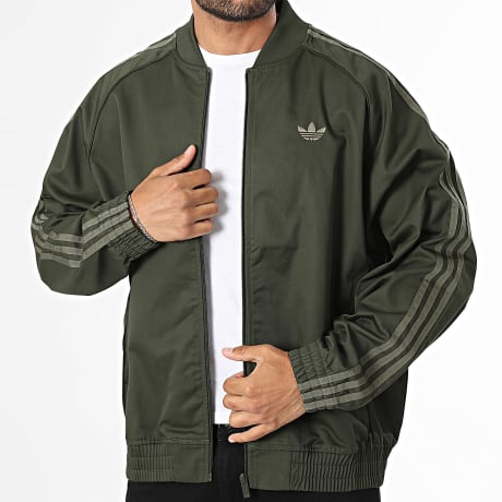 Adidas Originals - Veste SST Adicolor Classic Cotton Twill KR1370 Vert Kaki