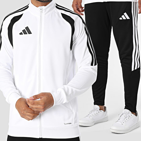 Adidas Sportswear - Ensemble De Survetement A Bandes Tiro 26 League KC1278 JY7113 Blanc Noir