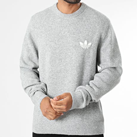Adidas Originals - Pull Knitted KS4889 Gris Chiné