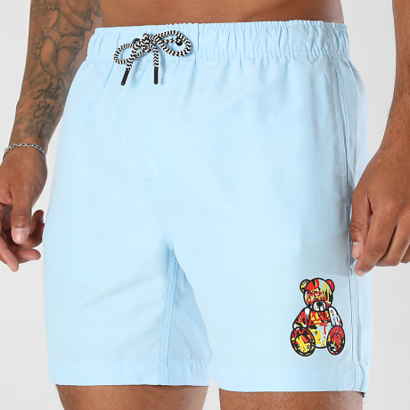 Teddy Yacht Club - Pantaloncino da bagno Essential Art Series 1 Blu Chiaro