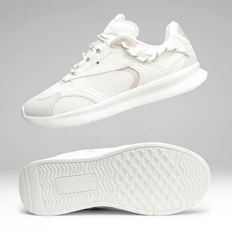 Tommy Hilfiger - Baskets Lightweight Runner Monocolor 5928 Ecru