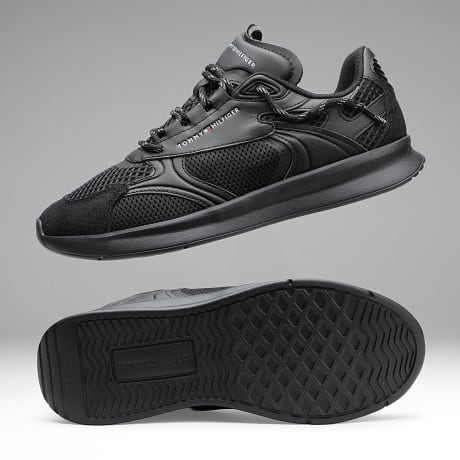Tommy Hilfiger - Baskets Lightweight Runner Monocolor 5928 Black
