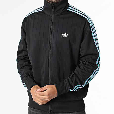Adidas Originals - Veste Zippée A Bandes Firebird TT KE4130 Noir