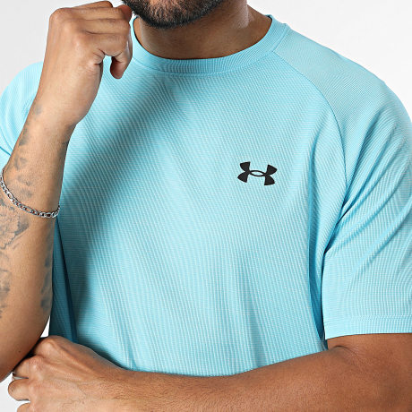 Under Armour - Tee Shirt Tech Textured 1382796 Bleu Clair