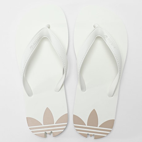 Adidas Originals - Chanclas Mujer Adi Sun JQ2494 Blanco Roto Arena Cálido