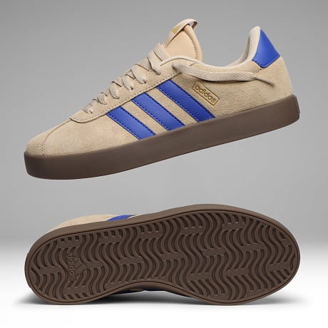 Adidas Sportswear - Baskets VL Court 3.0 KI2129 Magic Beige Lucid Blue Gold Metallic