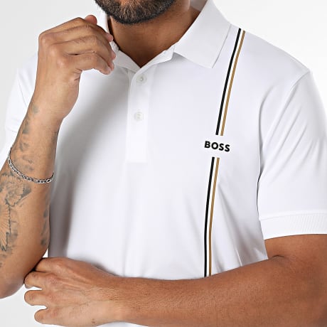 BOSS - Polo Manches Courtes Toc Game 3 50563363 Blanc