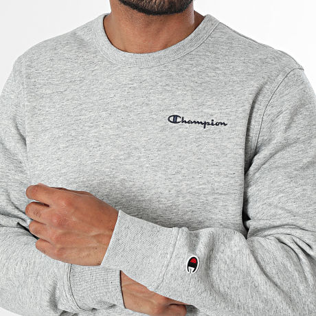 Champion - Hoodie Crewneck 221792 Heather Grey