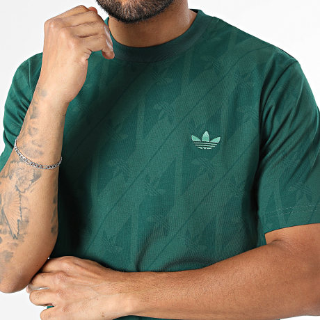Adidas Originals - Tee Shirt Monogram AOP IA4530 Vert
