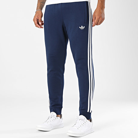 Adidas Originals - Pantalon Jogging A Bandes KE1688 Bleu Marine Blanc