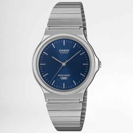 Casio - Horloge MQ-24DA-2AEF Zilverkleurig Marineblauw