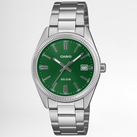 Casio - Horloge UTP-1302PD-3A1VEF Zilver Groen