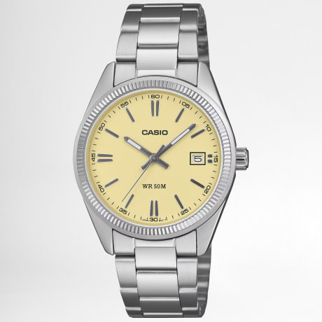 Casio - Horloge UTP-1302PD-9AVEF Zilverkleurig Geel