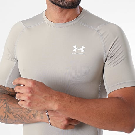 Under Armour - Tee Shirt Compression 1361518 Beige