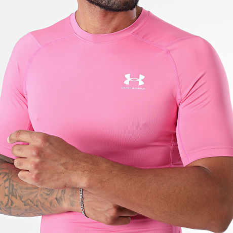 Under Armour - Tee Shirt Compression 1361518 Rose