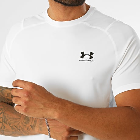 Under Armour - Tee Shirt Ajusté HeatGear Armour Fitted 1361683 Blanc
