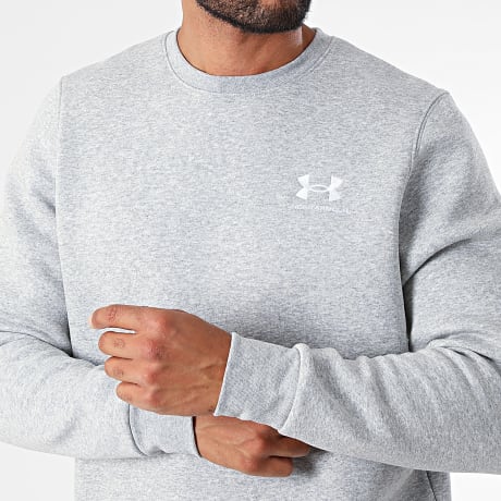 Under Armour - Hoodie Crewneck UA Icon Fleece 1374250 Gemêleerd Grijs