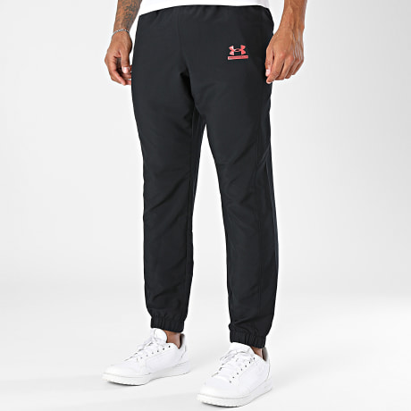 Under Armour - Pantalon Jogging Tech Sport 6011268 Noir Rouge
