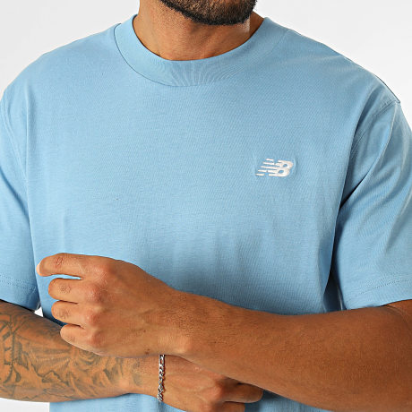 New Balance - Tee Shirt Sport Essentials MT41509 Bleu Clair