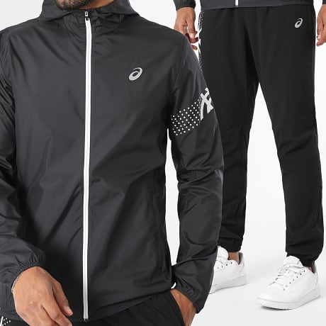 Asics - Set Zipper Trainingsanzug Icon 2011D456 2011D457 Schwarz