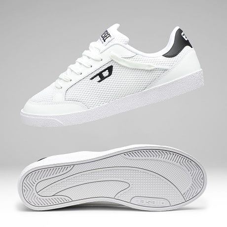 Diesel - Zapatillas Leo Low Y03907-P7747 Blanco Negro