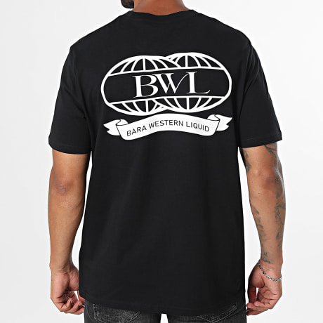 RDN x BWL - Tee Shirt Oversize Bara Western Liquid Noir Blanc