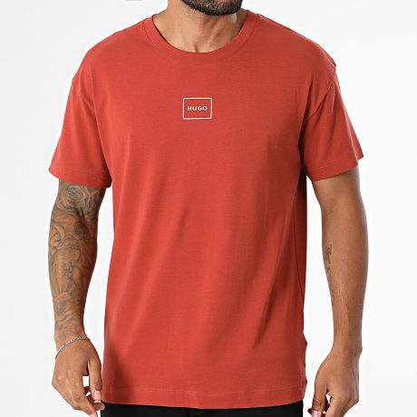 HUGO - Tee Shirt Laze 50525236 Rouge Brique