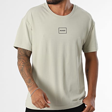 HUGO - Tee Shirt Laze 50525236 Vert Kaki Clair