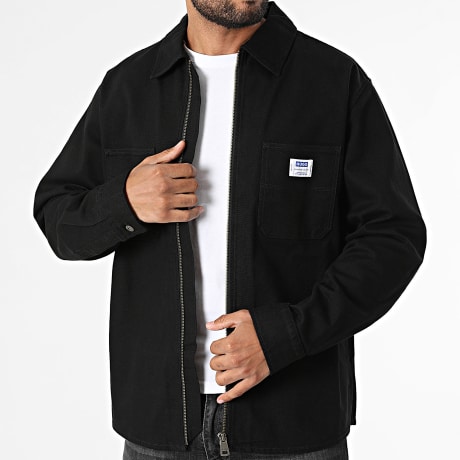Hugo Azul - Chaqueta Vaquero con cremallera Ekyzone 50565950 Negro