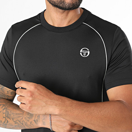 Sergio Tacchini - Tee Shirt Grecale 41723 Noir Blanc