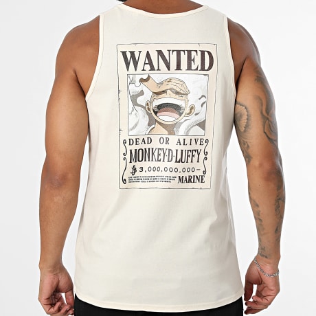 One Piece - Top Wanted Luffy Bege Mesclado
