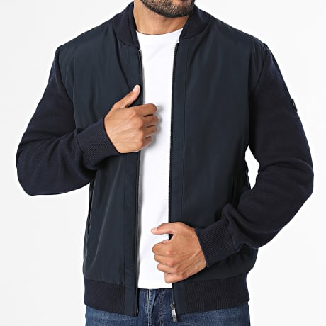 BOSS - Jas met rits 50565508 Marineblauw