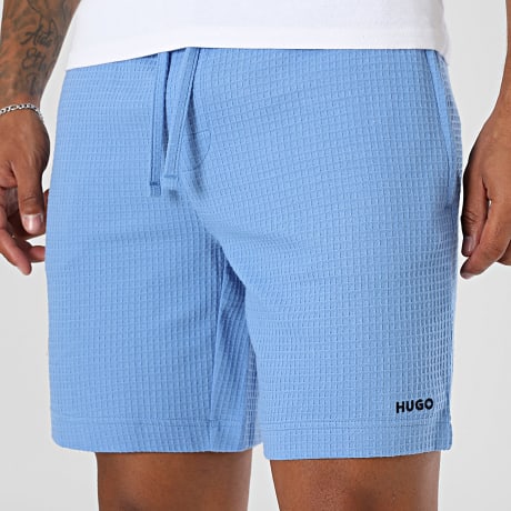 HUGO - Short Jogging Waffle Austin 50532023 Bleu