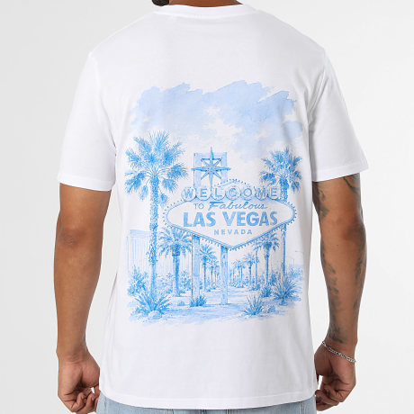 Luxury Lovers - Camiseta Oversize Gsc Vegas Blanco
